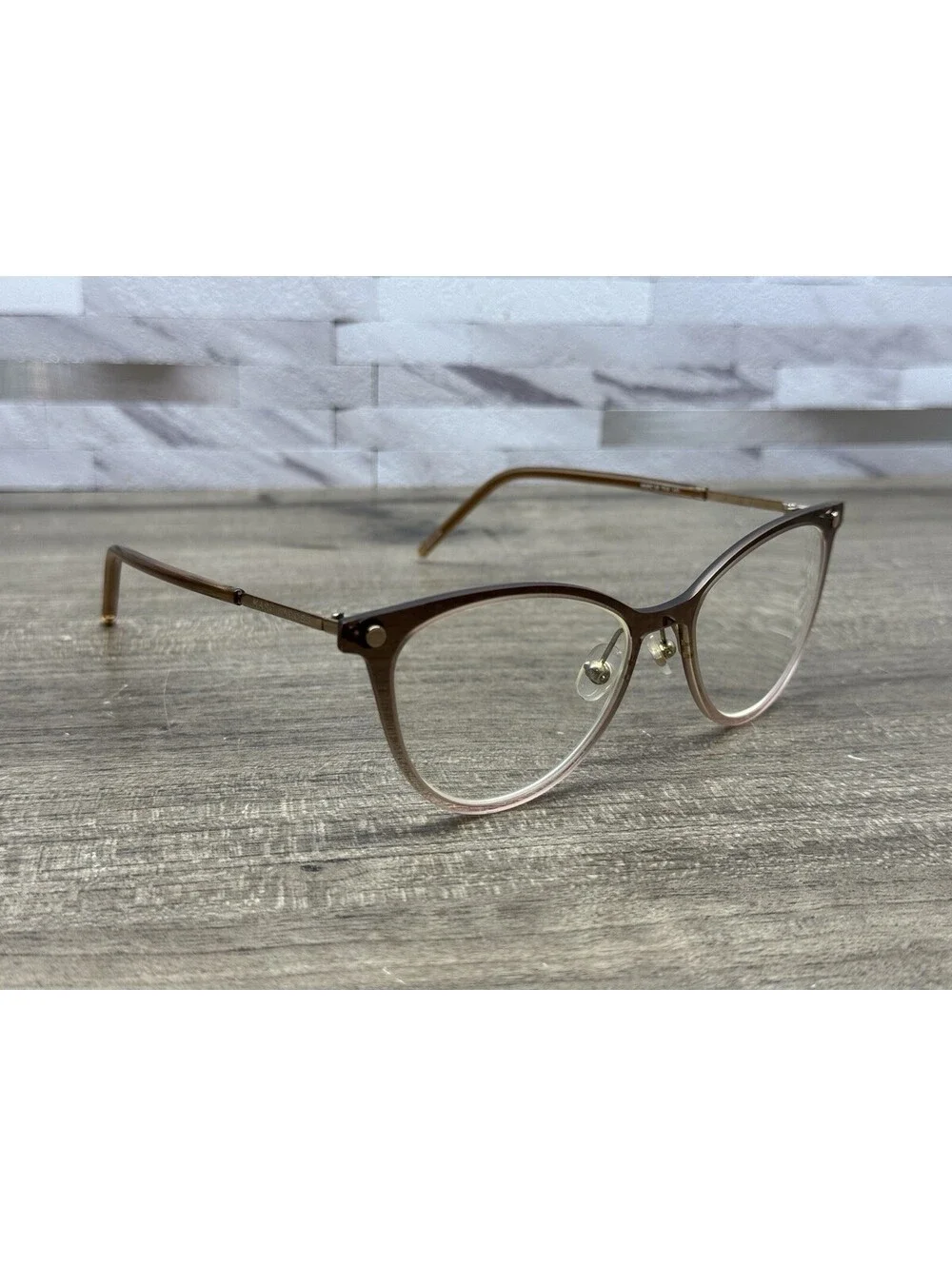 Marc Jacobs Designer Eyeglasses, Frames Only, MARC 32 TVX ..-..-140 Brown Clear